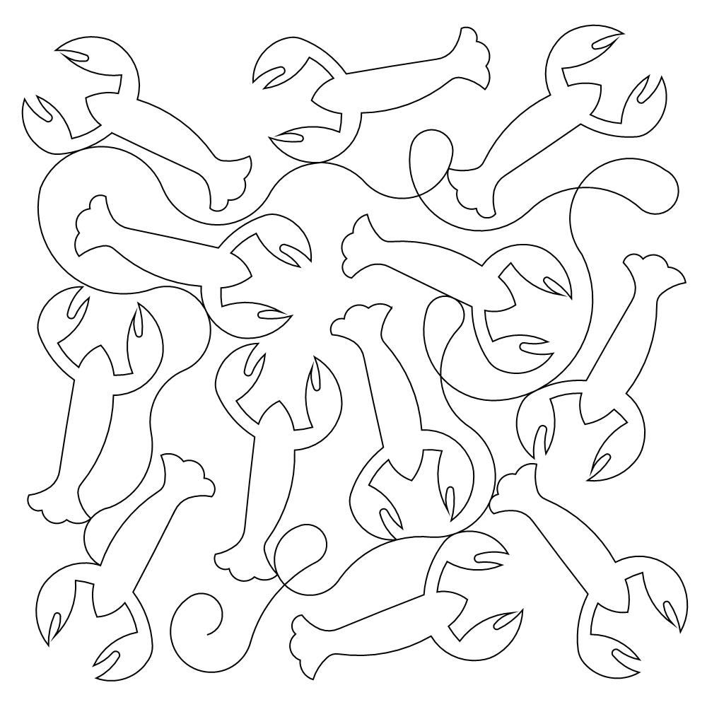 lobster block 001 Digital Pattern Sweet Dreams Quilt Studio Digital Block Patterns Sweet